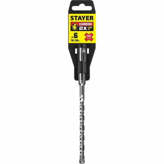 Большое фото товара - SDS-plus бур 6x160мм STAYER 2930-160-06_z02, 2930-160-06_z02. Вариант №2