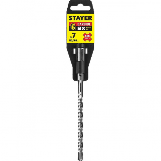 Большое фото товара - SDS-plus бур 7x160мм STAYER 2930-160-07_z02, 2930-160-07_z02. Вариант №2