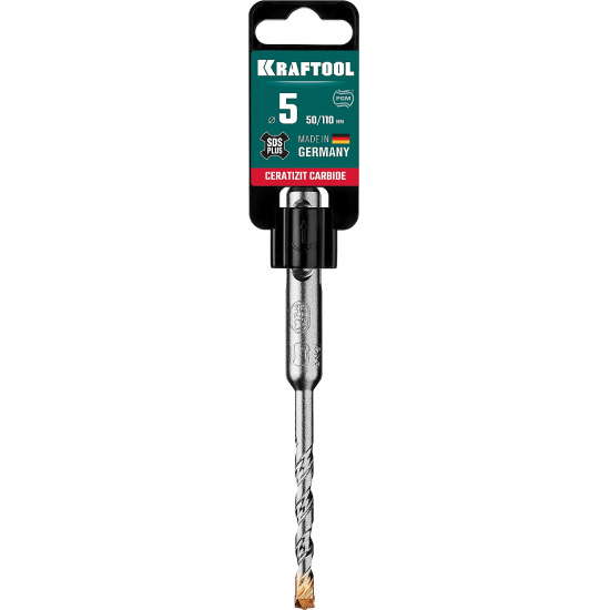 Большое фото товара - SDS-plus бур 5х110мм Cerazit Carbide KRAFTOOL 29320-110-05_z02, 29320-110-05_z02. Вариант №4