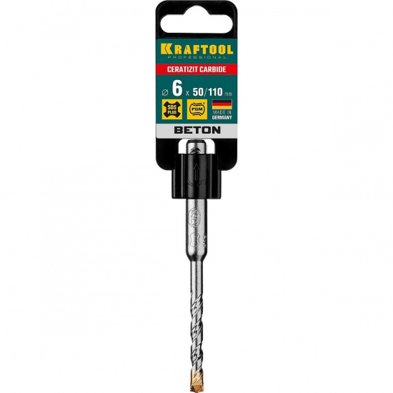 Большое фото товара - SDS-plus бур 6х110мм Cerazit Carbide KRAFTOOL 29320-110-06_z02, 29320-110-06_z02. Вариант №2