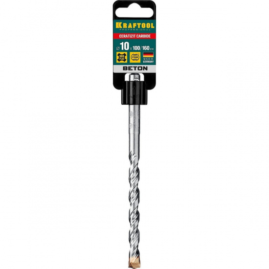 Большое фото товара - SDS-plus бур 10х160мм Cerazit Carbide KRAFTOOL 29320-160-10_z02, 29320-160-10_z02. Вариант №2