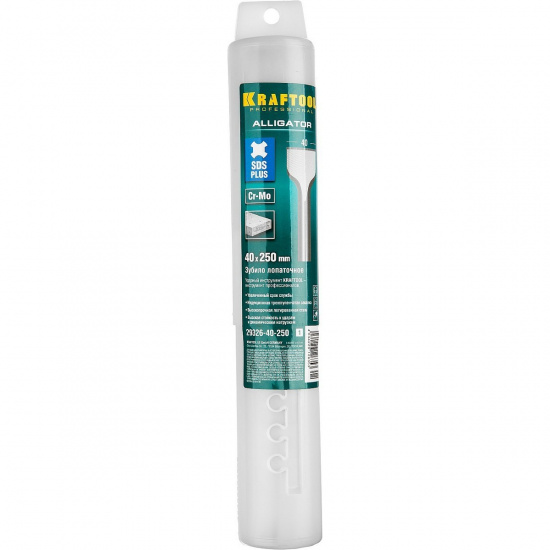 Большое фото товара - Лопаточное зубило SDS-plus 40х250мм Aligator KRAFTOOL 29326-40-250_z01, 29326-40-250_z01. Вариант №1