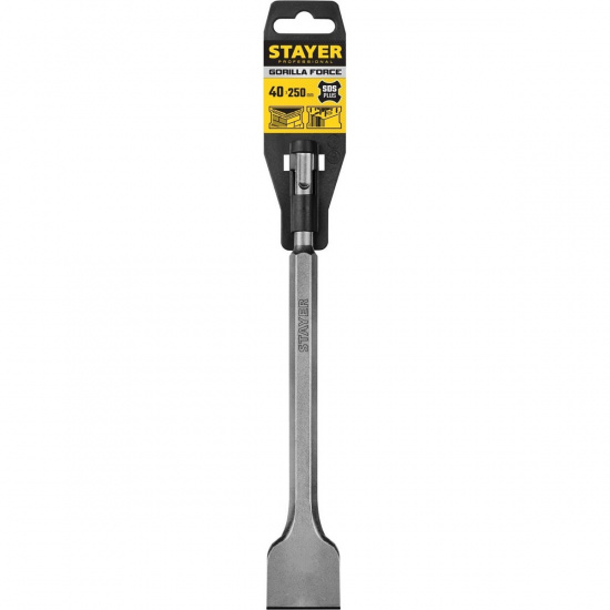 Большое фото товара - Плоское зубило SDS-Plus 40х250мм Gorilla Force STAYER 29353-40-250_z02, 29353-40-250_z02. Вариант №2