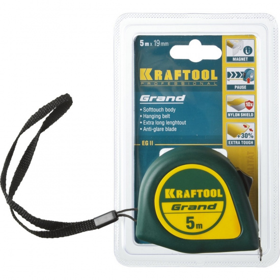 Большое фото товара - Рулетка 5м*19мм Grand KRAFTOOL 34022-05-19, 34022-05-19. Вариант №2