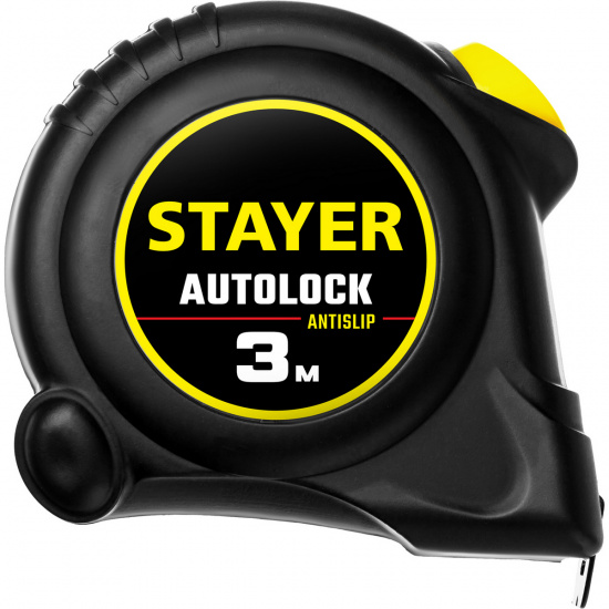 Большое фото товара - Рулетка с автостопом 3м*16мм AutoLock STAYER 2-34126-03-16_z02, 2-34126-03-16_z02. Вариант №4