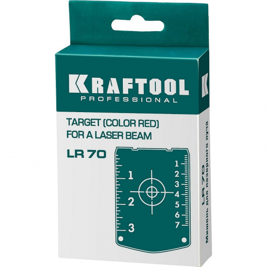 Большое фото товара - Мишень для лазерных приборов KRAFTOOL 34725, 34725. Вариант №2