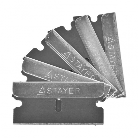 Большое фото товара - Лезвие сменное 5шт 40мм STAYER 08549-S5_z01, 08549-S5_z01. Вариант №2