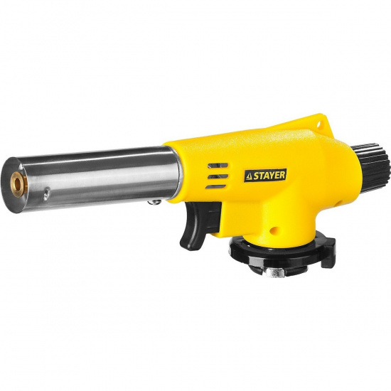 Большое фото товара - Газовая горелка с пьезоподжигом 1300C MaxTerm MG 100 STAYER 55584, 55584. Вариант №1