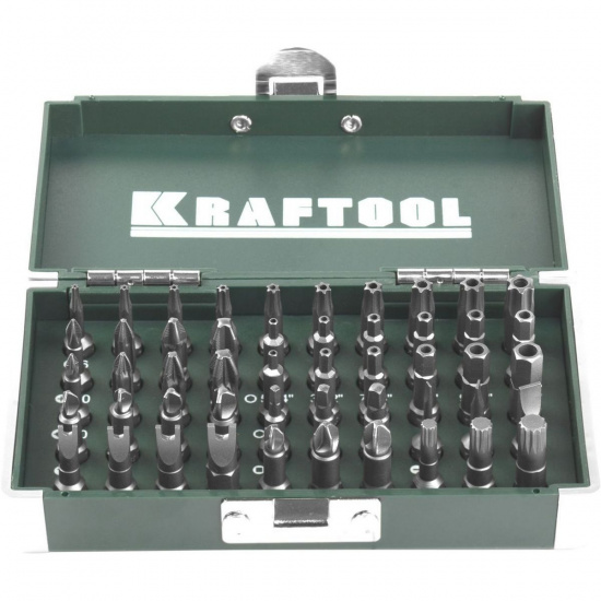 Большое фото товара - Набор кованых торсионных бит 50шт X-Drive KRAFTOOL 26065-H50, 26065-H50. Вариант №2