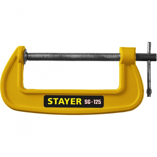 Большое фото товара - Чугунная струбцина G 125мм SG-125 STAYER 3215-125_z02, 3215-125_z02. Вариант №2