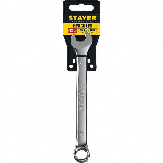 Большое фото товара - Комбинированный гаечный ключ 12мм HERCULES STAYER 27081-12_z01, 27081-12_z01. Вариант №2