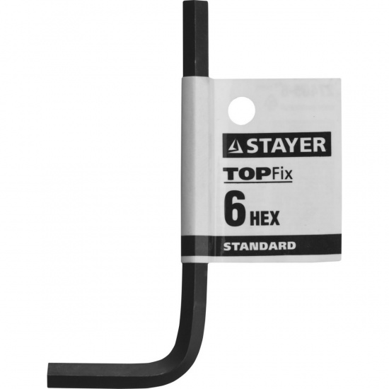 Большое фото товара - Имбусовый ключ 6мм STANDARD STAYER 27405-6, 27405-6. Вариант №2