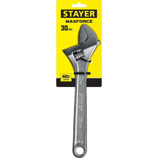 Большое фото товара - Разводной ключ 250/30мм MAX-Force STAYER 2725-25_z01, 2725-25_z01. Вариант №2
