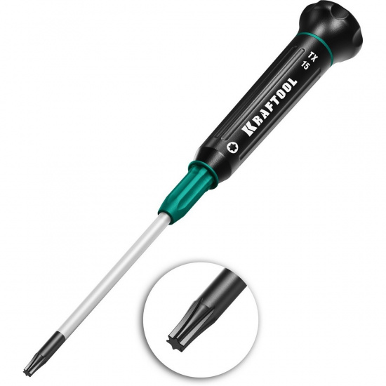 Большое фото товара - Отвертка для точных работ TX15 Precision KRAFTOOL 25684-15, 25684-15. Вариант №1