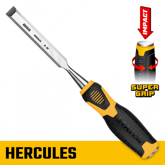 Большое фото товара - Стамеска-долото 8мм Hercules STAYER 18205-08_z01, 18205-08_z01. Вариант №1