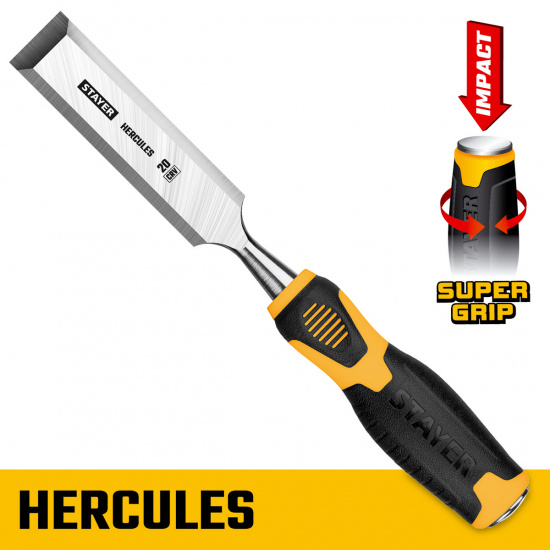Большое фото товара - Стамеска-долото 20мм Hercules STAYER 18205-20_z01, 18205-20_z01. Вариант №2