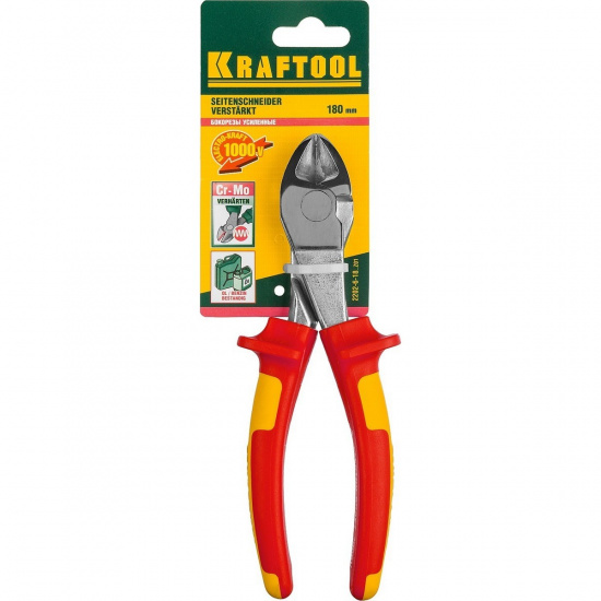 Большое фото товара - Усиленные бокорезы 180мм Electro-Kraft KRAFTOOL 2202-6-18_z01, 2202-6-18_z01. Вариант №2