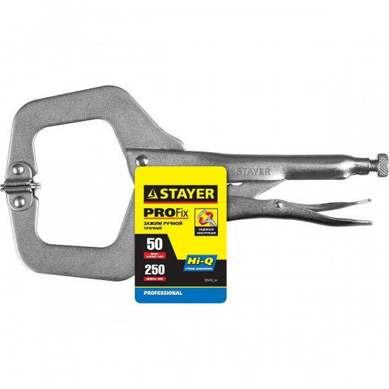 Большое фото товара - Зажимные клещи PRO-Fix 250мм STAYER 22476_z01, 22476_z01. Вариант №2