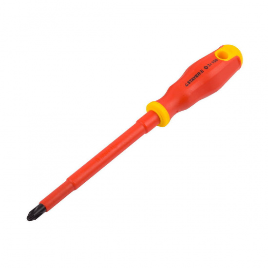 Большое фото товара - Диэлектрическая отвертка PH3х150мм Electro STAYER 25142-3-15_z01, 25142-3-15_z01. Вариант №1