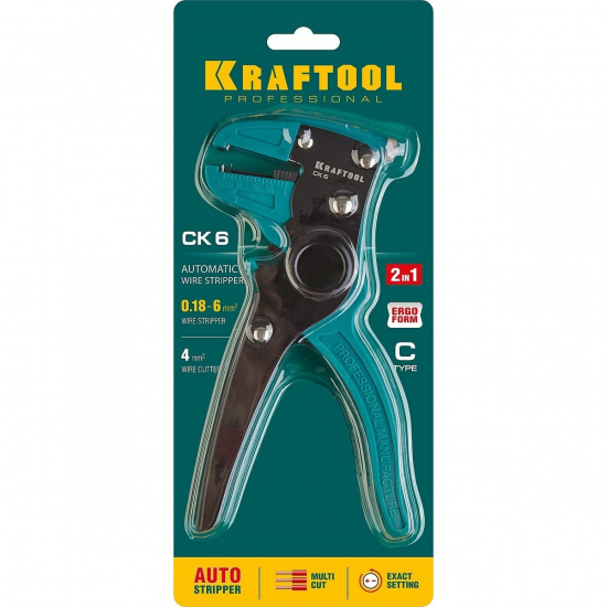 Большое фото товара - Автоматический стриппер 0.2 - 6мм2 CK-6 KRAFTOOL 22630, 22630. Вариант №2