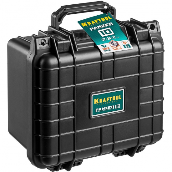 Большое фото товара - Ударопрочный пластиковый ящик IP55 (10) 270х240х170мм PANZER-10 KRAFTOOL 38251-10, 38251-10. Вариант №2