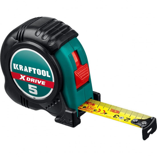 Большое фото товара - Рулетка 5м*19мм X-Drive KRAFTOOL 34122-05-19_z02, 34122-05-19_z02. Вариант №1