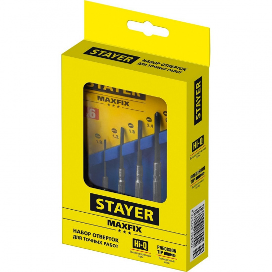 Большое фото товара - Часовые отвертки 6 предм. STAYER 2560-H6_z02, 2560-H6_z02. Вариант №2