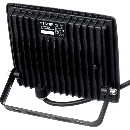 Большое фото товара - Светодиодный прожектор IP 65 6500K 50Вт LED-MAX STAYER 57131-50_z03, 57131-50_z03. Вариант №5
