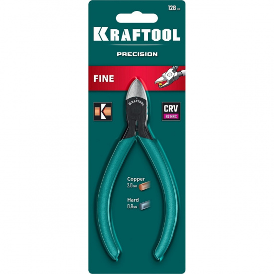 Большое фото товара - Прецизионные бокорезы PRECISION чистый рез 128мм KRAFTOOL 220017-6-12, 220017-6-12. Вариант №2
