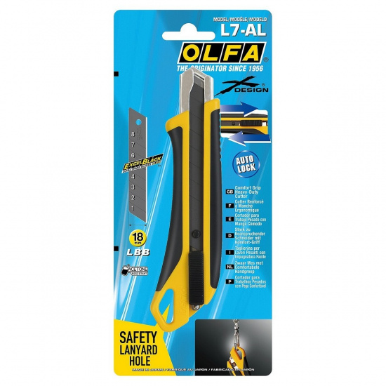 Большое фото товара - Нож Autolock 18мм OLFA OL-L7-AL, OL-L7-AL. Вариант №3