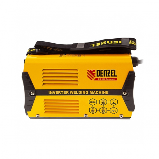 Большое фото товара - Аппарат инверторный дуговой сварки DS-200 Compact 200A ПВ 70% электрод 1.6-5мм Denzel 94373, 94373. Вариант №4