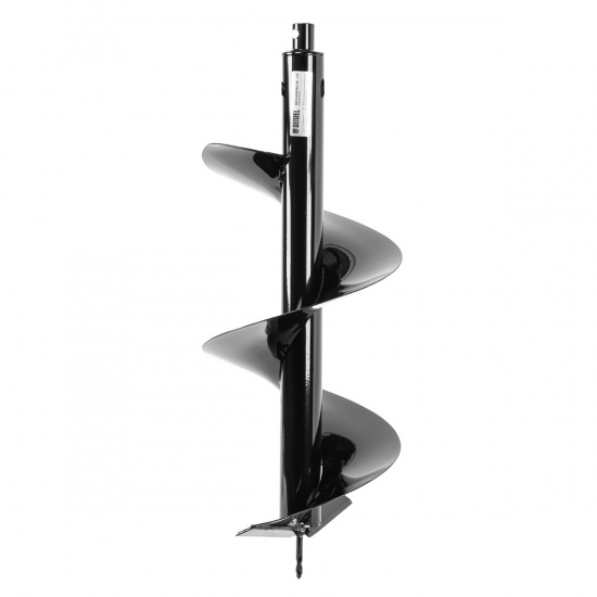 Большое фото товара - Шнек для грунта E-300 диаметр 300мм длина 800мм соединение 20мм несъемный нож Denzel 56026, 56026. Вариант №2