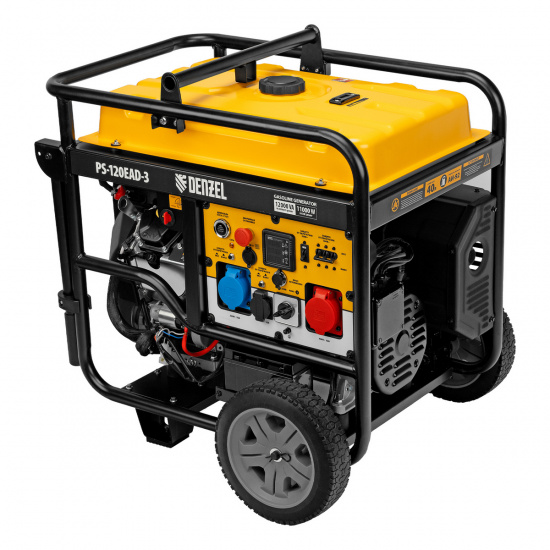 Большое фото товара - Генератор бензиновый PS-120EAD-3 12кВт230/400В 40л разъём ATS,переклрежима,элстарт Denzel 946984, 946984. Вариант №2