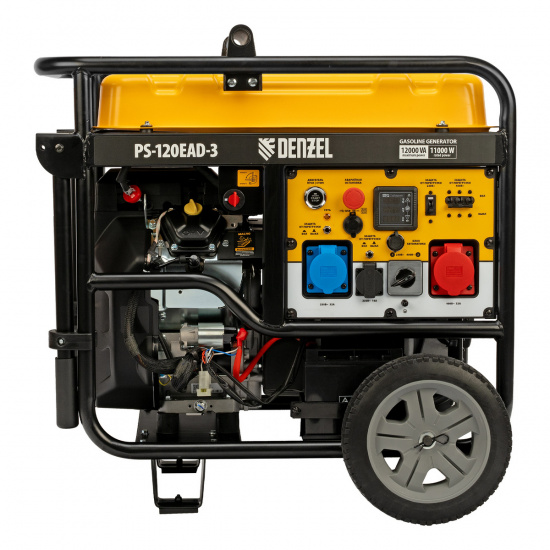 Большое фото товара - Генератор бензиновый PS-120EAD-3 12кВт230/400В 40л разъём ATS,переклрежима,элстарт Denzel 946984, 946984. Вариант №3