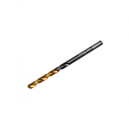 Большое фото товара - Сверло по металлу 3мм HSS-Tin Golden Tip 10шт Denzel 717205, 717205. Вариант №2