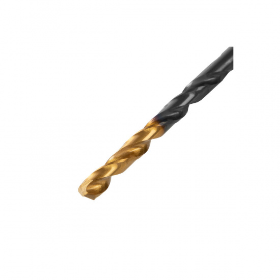 Большое фото товара - Сверло по металлу 3,8мм HSS-Tin Golden Tip 10шт Denzel 717208, 717208. Вариант №3