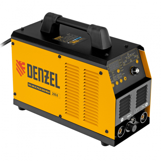 Большое фото товара - Аппарат инвертор. аргонодуговой сварки ITIG-200 DС Pulse Cold Weld 200A ПВ 60% Denzel 94329, 94329. Вариант №2
