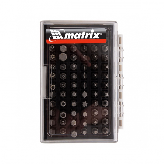 Большое фото товара - Набор бит с магнитным держателем CrV 61шт Matrix 11387, 11387. Вариант №2