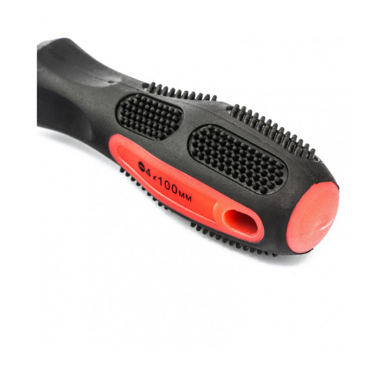 Большое фото товара - Отвертка Anti-Slip SL4х100мм CrV Matrix 12210, 12210. Вариант №3