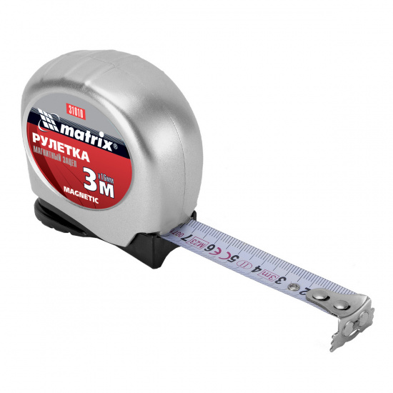 Большое фото товара - Рулетка Magnetic,3м*16мм магнитный зацеп Matrix 31010, 31010. Вариант №3