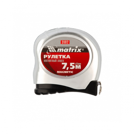 Большое фото товара - Рулетка Magnetic,7,5м*25мм магнитный зацеп Matrix 31012, 31012. Вариант №1