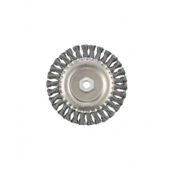Большое фото товара - Щетка для УШМ 150мм М14 плоская крученая проволока 0.5мм Matrix 74641, 74641. Вариант №3