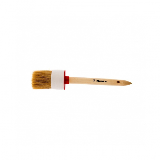 Большое фото товара - Кисть круглая №16 (55мм) натуральная щетина деревянная ручка MATRIX 82086, 82086. Вариант №1