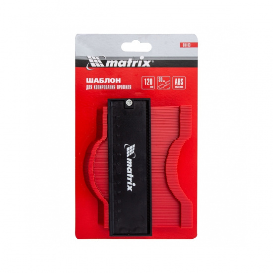 Большое фото товара - Шаблон для копирования профиля 12см пластиковый Matrix 88103, 88103. Вариант №5