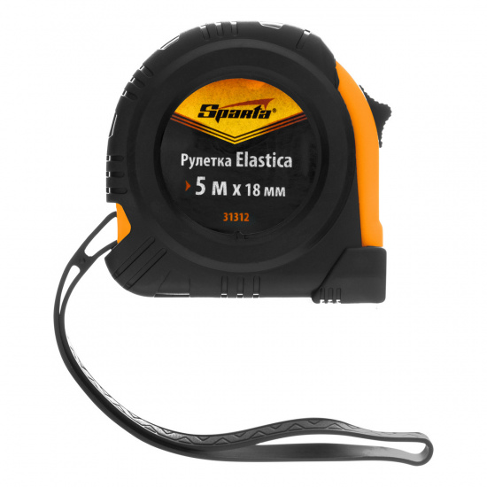 Большое фото товара - Рулетка Elastica,5м*18мм обрезиненный корпус Sparta 31312, 31312. Вариант №4