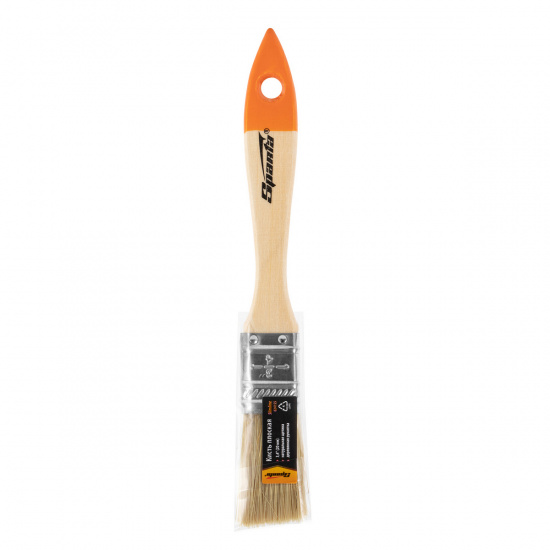 Большое фото товара - Кисть плоская Slimline 3/4 (20мм) натуральная щетина деревянная ручка Sparta 824155, 824155. Вариант №5