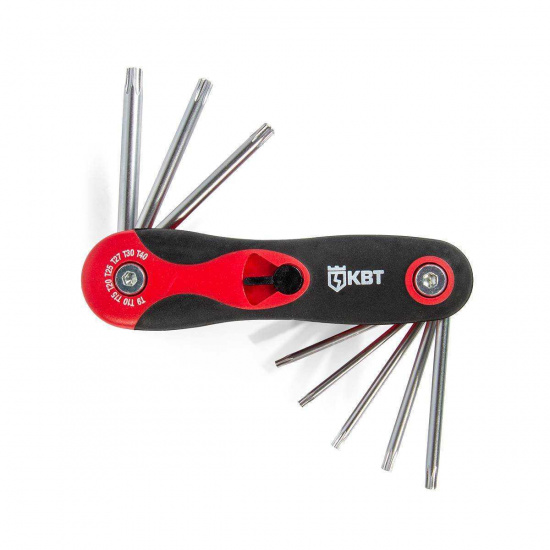 Большое фото товара - Набор ключей TORX НТК-Т-08 серия KBT-PROFESSIONAL КВТ 80958, 80958. Вариант №1