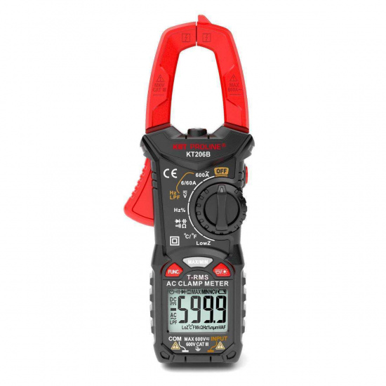 Большое фото товара - Токовые клещи цифровые KT 206B серия PROLINE КВТ 79130, 79130. Вариант №1