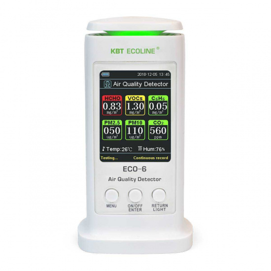Большое фото товара - Анализатор воздуха ECO-6 серия ECOLINE КВТ 79142, 79142. Вариант №1
