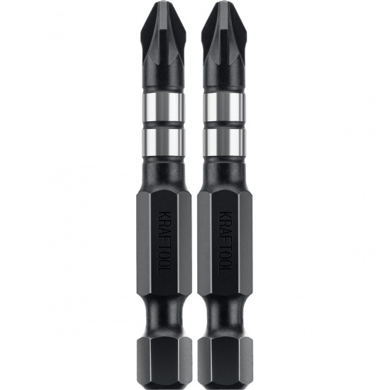 Большое фото товара - Ударные биты PZ 2 50мм 2шт Impact Pro KRAFTOOL 26193-2-50-S2, 26193-2-50-S2. Вариант №1